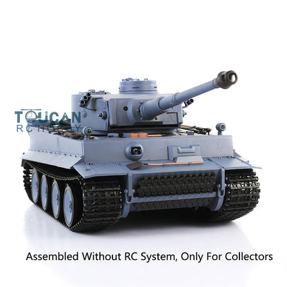 Henglong 1/16 Plastic German Tiger I Panther Static Tank 3818 3819 Ornament Collection Display Model Without Electronic System