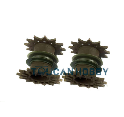 IN Stock Plastic Tracks Sprockets Road Driving Wheels Suspension Bars Idlers Stickers Decoration Parts Bag For Henglong 1/16 USA M26 Pershing 3838 RC Tank