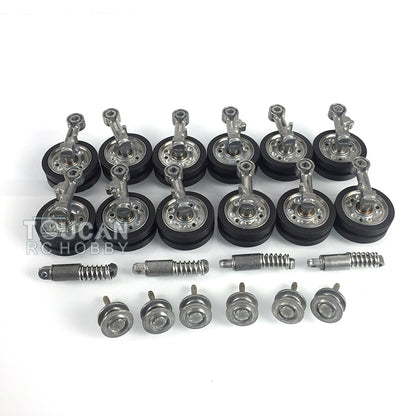 2,4 GHz Henglong 1/16 Maßstab TK7.0 Kunststoffversion Deutscher Panzer III H RTR RC Modellpanzer 3849 360 Turmketten Kettenräder Leiträder