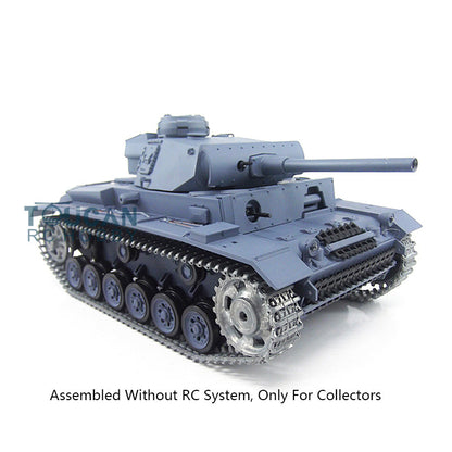 Henglong 1/16 Metal 3848 3858 3859 3898 Panzer IV F F2  L M4A3 Static Tank Display Ornament Model Without Electronic System