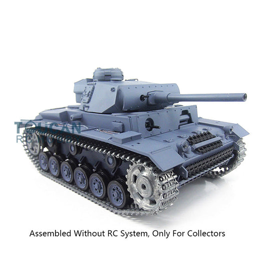 Henglong 1/16 Metal 3848 3858 3859 3898 Panzer IV F F2  L M4A3 Static Tank Display Ornament Model Without Electronic System