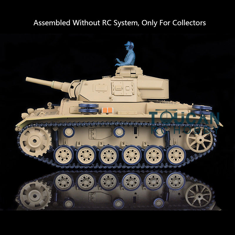 Henglong 1/16 Plastic German Panther III L H Static Tank 3848/3849 Collectible Display Model Vehicle Without Electronic System