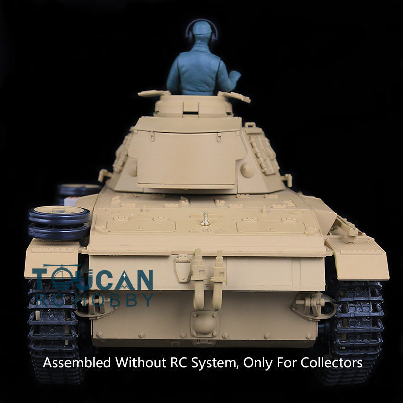 Henglong 1/16 Plastic German Panther III L H Static Tank 3848/3849 Collectible Display Model Vehicle Without Electronic System