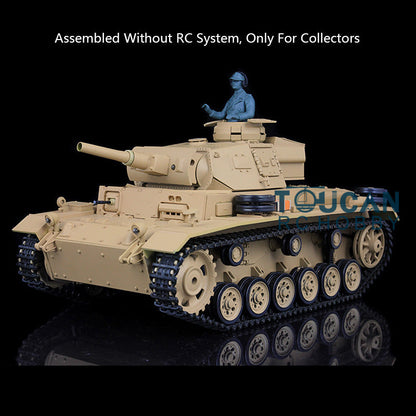 Henglong 1/16 Plastic German Panther III L H Static Tank 3848/3849 Collectible Display Model Vehicle Without Electronic System