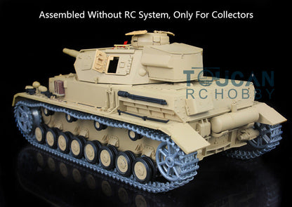 Henglong 1/16 Metal 3848 3858 3859 3898 Panzer IV F F2  L M4A3 Static Tank Display Ornament Model Without Electronic System