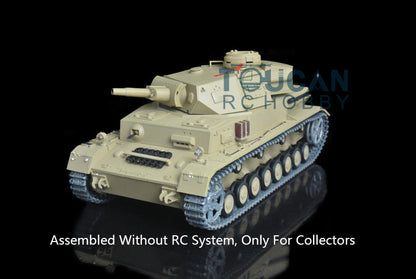 Henglong 1/16 Metal 3848 3858 3859 3898 Panzer IV F F2  L M4A3 Static Tank Display Ornament Model Without Electronic System