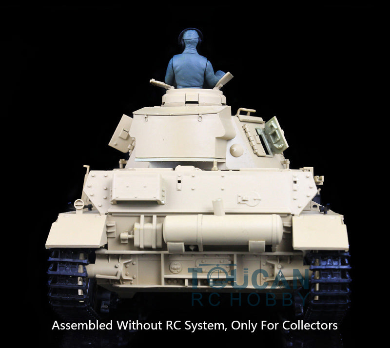 Henglong 1/16 Plastic German Panzer IV F F2 Static Tank 3858/3859 Collectible Display Vehicle Model Without Electronic System