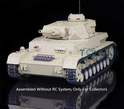 Henglong 1/16 Plastic German Panzer IV F F2 Static Tank 3858/3859 Collectible Display Vehicle Model Without Electronic System