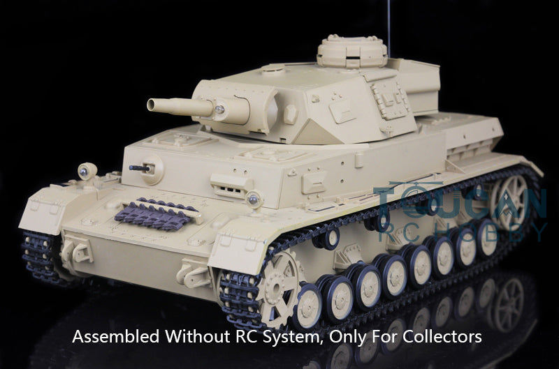 Henglong 1/16 Plastic German Panzer IV F F2 Static Tank 3858/3859 Collectible Display Vehicle Model Without Electronic System
