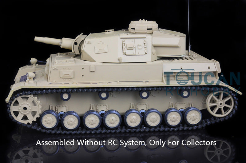 Henglong 1/16 Plastic German Panzer IV F F2 Static Tank 3858/3859 Collectible Display Vehicle Model Without Electronic System