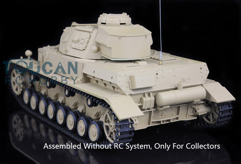 Henglong 1/16 Plastic German Panzer IV F F2 Static Tank 3858/3859 Collectible Display Vehicle Model Without Electronic System