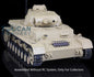 Henglong 1/16 Plastic German Panzer IV F F2 Static Tank 3858/3859 Collectible Display Vehicle Model Without Electronic System