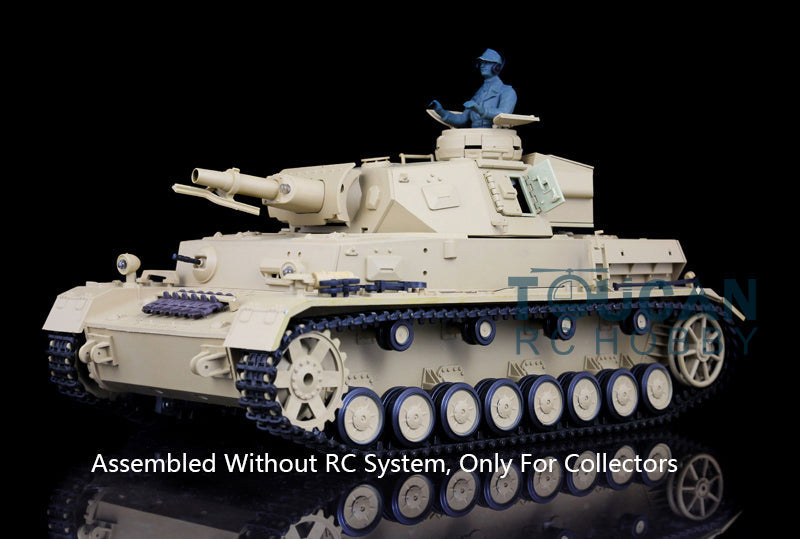 Henglong 1/16 Plastic German Panzer IV F F2 Static Tank 3858/3859 Collectible Display Vehicle Model Without Electronic System