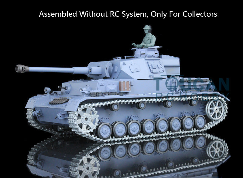 Henglong 1/16 Metal 3848 3858 3859 3898 Panzer IV F F2  L M4A3 Static Tank Display Ornament Model Without Electronic System