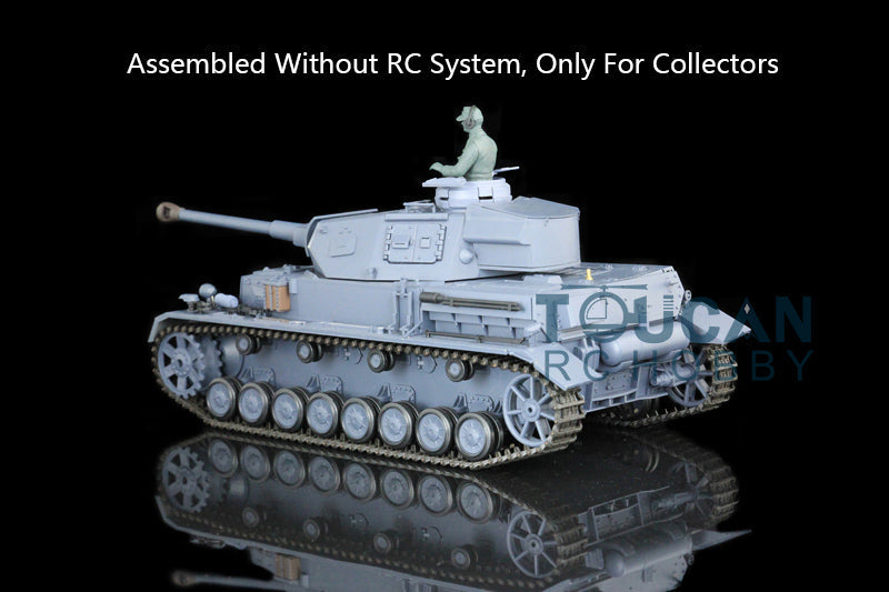 Henglong 1/16 Plastic German Panzer IV F F2 Static Tank 3858/3859 Collectible Display Vehicle Model Without Electronic System