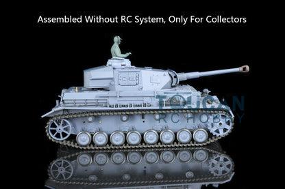 Henglong 1/16 Plastic German Panzer IV F F2 Static Tank 3858/3859 Collectible Display Vehicle Model Without Electronic System