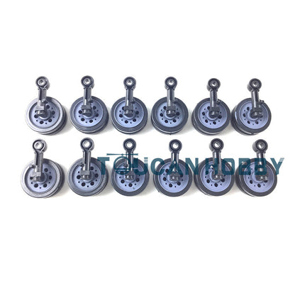 Dekorationsteile Tasche Ketten Kettenräder Leiträder Laufräder für 2,4G Henglong 1/16 Deutscher Panzer III L Fernbedienung RTR Panzer 3848