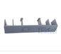 Rear Rack Turret machine Gun Shield Plastic Accessories Pack Chassis Spare Part Decal For HL 1/16 3868 RC Tank Vehicle Model