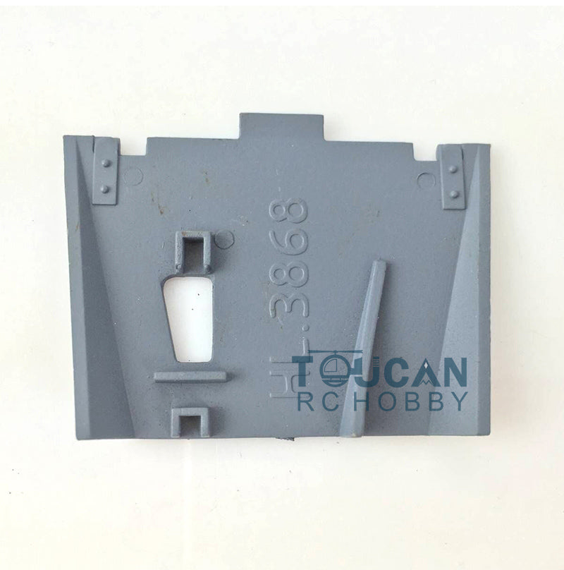 Rear Rack Turret machine Gun Shield Plastic Accessories Pack Chassis Spare Part Decal For HL 1/16 3868 RC Tank Vehicle Model