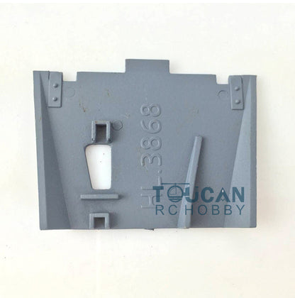 Rear Rack Turret machine Gun Shield Plastic Accessories Pack Chassis Spare Part Decal For HL 1/16 3868 RC Tank Vehicle Model