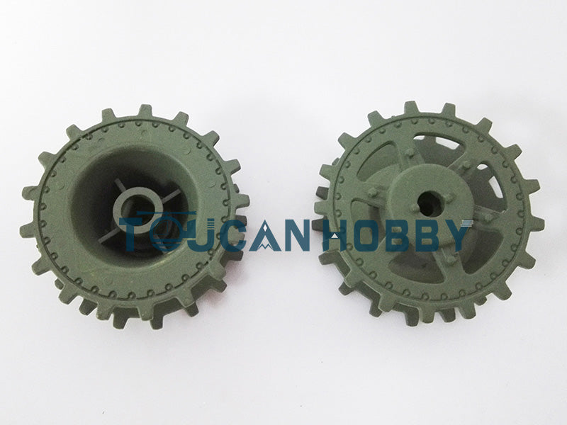Plastic Tracks Sprockets Road Wheels With Plastic Suspension Idlers For HengLong 1/16 3869/3879 RC Tank Vehicle DIY Model