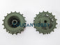 Plastic Tracks Sprockets Road Wheels With Plastic Suspension Idlers For HengLong 1/16 3869/3879 RC Tank Vehicle DIY Model