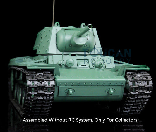 Henglong 1/16 Plastic Soviet KV-1 Static Tank 3878 Ornament Model Without Electronic System