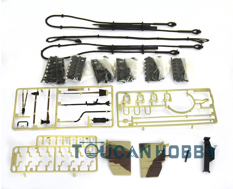 Plastic Sprockets Road Wheels Idlers Accessories Pack Mud Plate Decal Tracks For Henglong DIY 1/16 RC 3888A Tank Model Parts