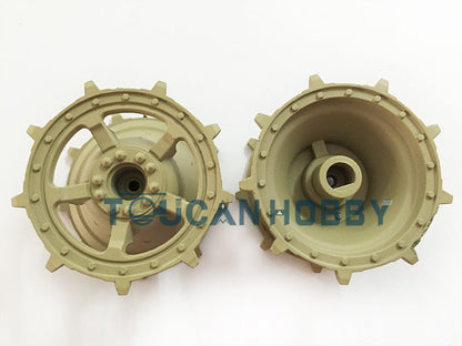 Plastic Sprockets Road Wheels Idlers Accessories Pack Mud Plate Decal Tracks For Henglong DIY 1/16 RC 3888A Tank Model Parts