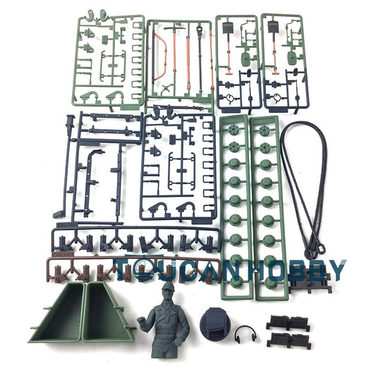 TOUCAN RC HOBBY Decal Sticker Spare Part for Henglong 1/16 Scale German Leopard2A6 RC Tank 3889 Remote Controlled Panzer Simulation Models