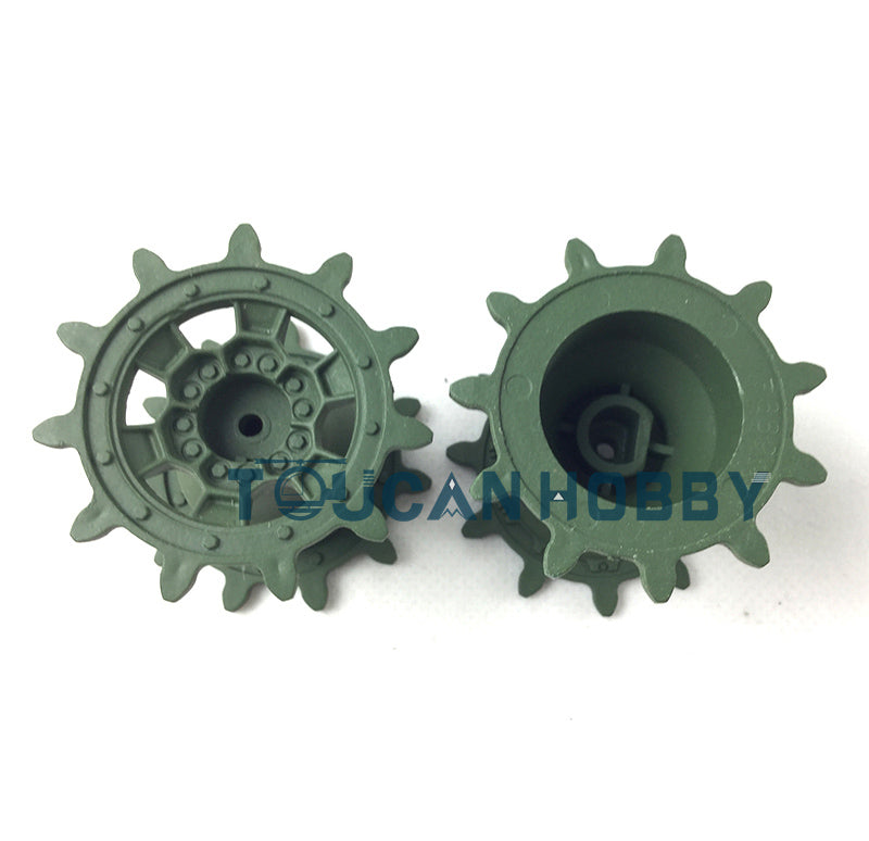 IN Stock Plastic Tracks Sprockets Road Idlers Wheels Accessories Pack For Henglong 1/16 German Leopard2A6 3889 RC Tank Replacement Parts