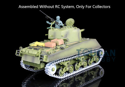 Henglong 1/16 Metal 3848 3858 3859 3898 Panzer IV F F2  L M4A3 Static Tank Display Ornament Model Without Electronic System