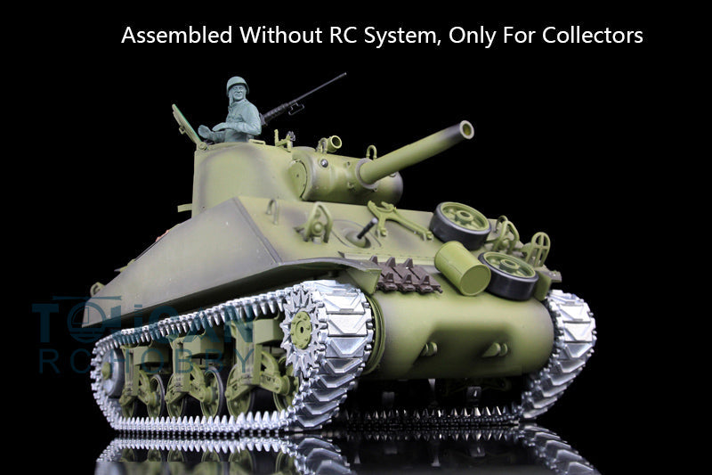 Henglong 1/16 Metal 3848 3858 3859 3898 Panzer IV F F2  L M4A3 Static Tank Display Ornament Model Without Electronic System