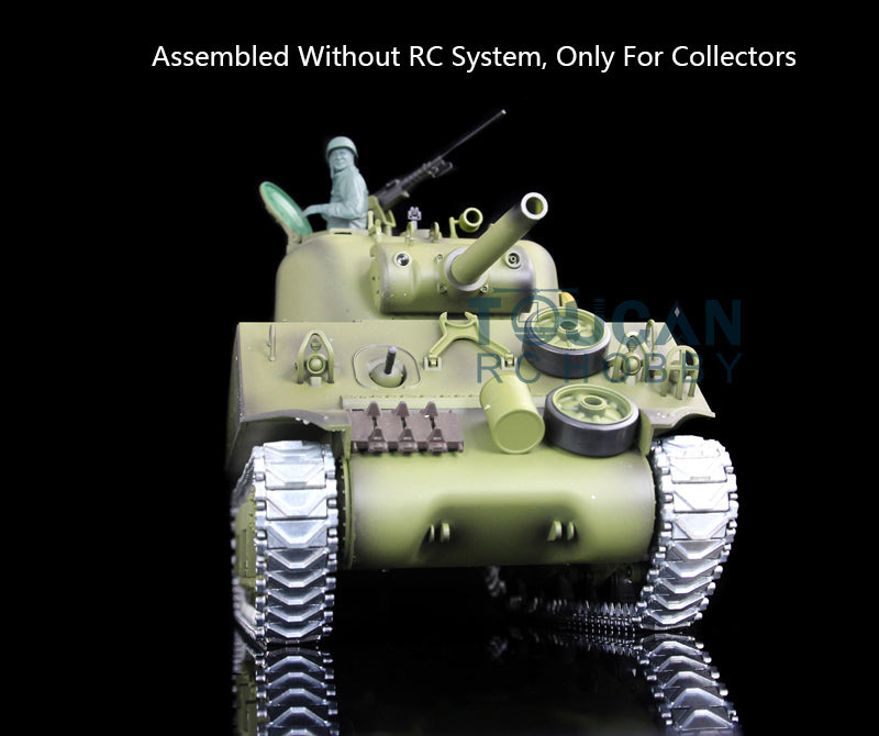 Henglong 1/16 Metal 3848 3858 3859 3898 Panzer IV F F2  L M4A3 Static Tank Display Ornament Model Without Electronic System