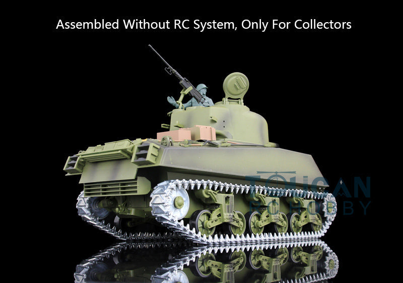 Henglong 1/16 Metal 3848 3858 3859 3898 Panzer IV F F2  L M4A3 Static Tank Display Ornament Model Without Electronic System