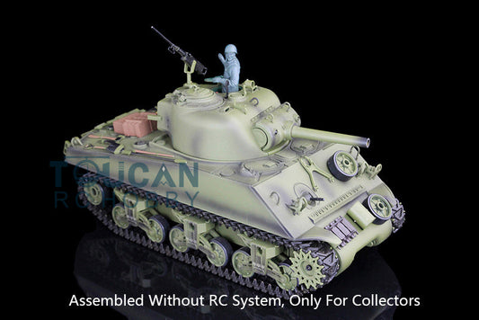 TOUCAN RC HOBBY Henglong 1/16 Plastic USA M4A3 Static Tank 3898 Ornament Model Without Electronic System