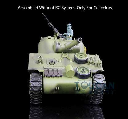 Henglong 1/16 Plastic USA M4A3 Static Tank 3898 Ornament Model Without Electronic System