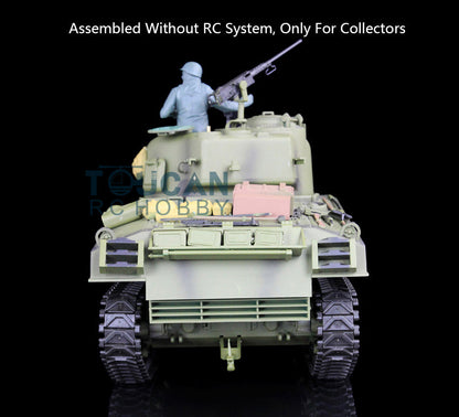 Henglong 1/16 Plastic USA M4A3 Static Tank 3898 Ornament Model Without Electronic System