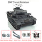 Henglong 1/16 TK7.0 Promotion Panzer III L RTR RC Tank 3848 Infrared Combat BB 360 Degrees Turret Smoke Metal Tracks Sprockets Idlers Barrel