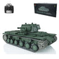 IN Stock Henglong 1/16 7.0 Upgraded 2.4G Soviet KV-1 3878 RTR RC Tank BB IR Smoke 340 Degree Turret Light Sound Metal Drive Idler Wheels Tracks Gearbox