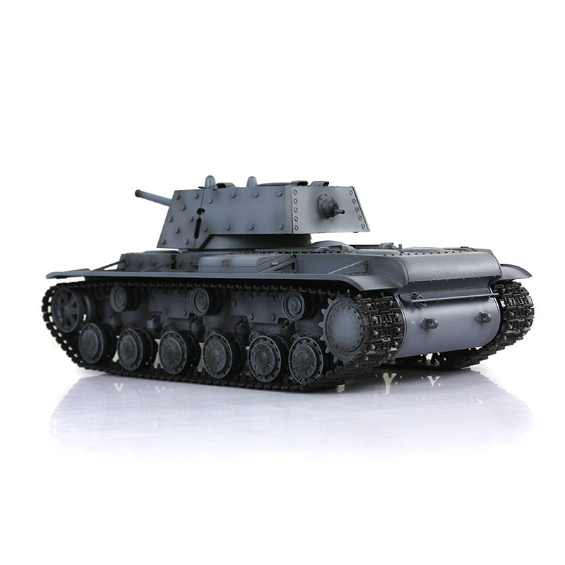 IN Stock Henglong 1/16 7.0 Upgraded 2.4G Soviet KV-1 3878 RTR RC Tank BB IR Smoke 340 Degree Turret Light Sound Metal Drive Idler Wheels Tracks Gearbox