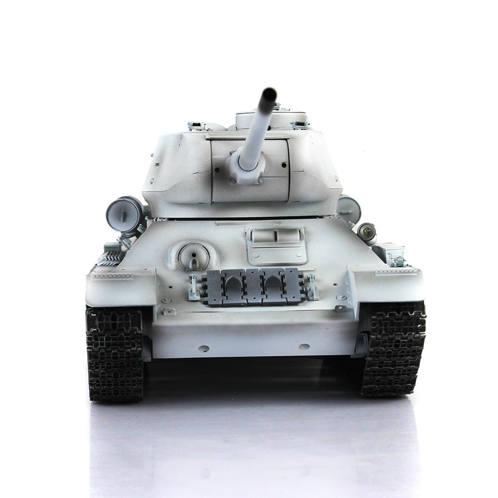 Henglong 1/16 2.4G 7.0 Plastic Soviet T34/85 3909 RTR RC Tank Model Infrared Combat BB Smoke Sound Light Metal Barrel
