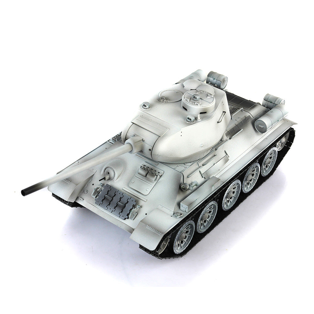 Henglong 1/16 2.4G 7.0 Plastic Soviet T34/85 3909 RTR RC Tank Model Infrared Combat BB Smoke Sound Light Metal Barrel