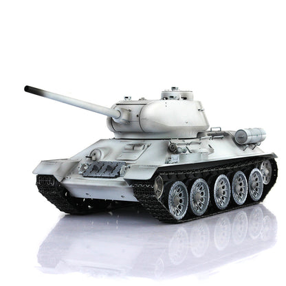 Henglong 1/16 2.4G 7.0 Plastic Soviet T34/85 3909 RTR RC Tank Model Infrared Combat BB Smoke Sound Light Metal Barrel