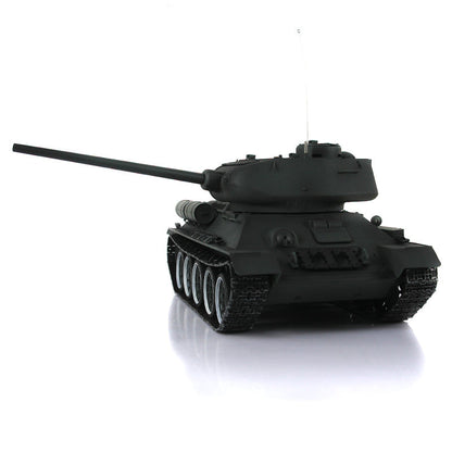 Henglong 1/16 2.4G 7.0 Plastic Soviet T34/85 3909 RTR RC Tank Model Infrared Combat BB Smoke Sound Light Metal Barrel