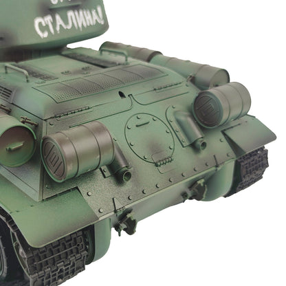 Henglong 1/16 2.4G 7.0 Plastic Soviet T34/85 3909 RTR RC Tank Model Infrared Combat BB Smoke Sound Light Metal Barrel