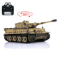 Henglong 1/16 TK7.0 Plastic 3818 German Tiger I RTR RC Tank with Infrared Combat Smoke BB Unit Sounds Lights Metal Road Wheel Suspension