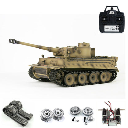 Henglong 1/16 TK7.0 Promotion German Tiger I RTR RC Tank 3818 Infrared Combat BB Smoke Sounds Lights Metal Gearbox Tracks Sprockets Idlers Wheels