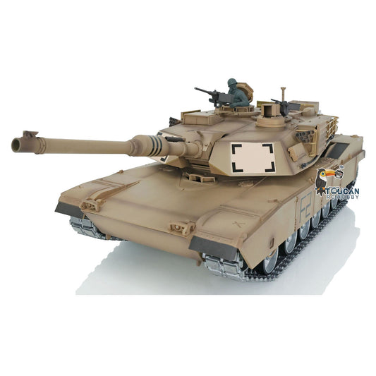 TOUCAN RC HOBBY Henglong 1/16 TK7.0 Profession USA Abrams M1A2 RTR RC Tank 3918 FPV 360 Degrees Turret Barrel Recoil BB IR Metal Tracks Gearbox Sprockets Idlers Road Wheels