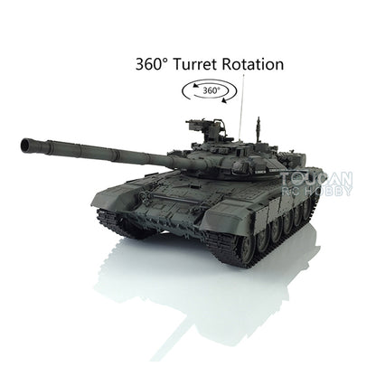 Henglong 1/16 Maßstab TK7.0 Russischer T90 Ferngesteuerter Ready To Run Tank 3938 W/ 360 Turm Metallketten Kettenräder Leiträder